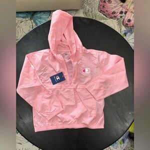 🆕🏅👯‍♀️Champion👯‍♀️🏅Girls Light Pink Athletic Jacket Size Lg
